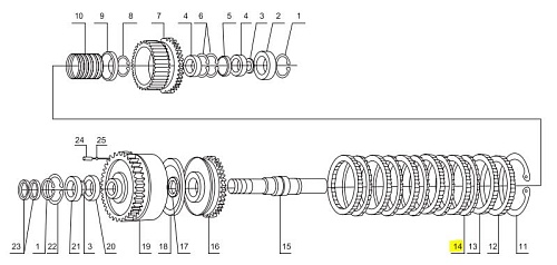 Диск фрикционный ZL50G2-03405 Диск фрикционный ZL50G2-03405