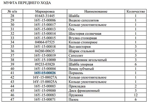 Поршень 16Y-15-00026 Поршень 16Y-15-00026