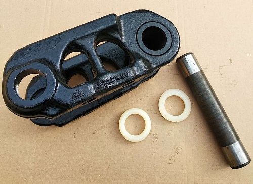 Звено гусеницы в сборе 8190-MC-01000/8190-MC-49000-02 с пальцем замыкающим 8190-MC-00042 Звено гусеницы в сборе 8190-MC-01000/8190-MC-49000-02 с пальцем замыкающим 8190-MC-00042