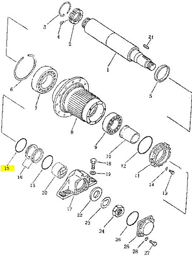 Кольцо 16Y-18-00009 Кольцо 16Y-18-00009