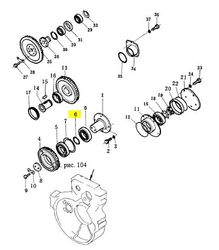Кольцо 6623-21-4330 Кольцо 6623-21-4330